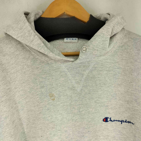 チャンピオン Champion 90~00s ロゴ刺繍プルオーバーパーカー メンズ JPN:L