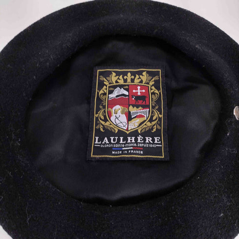 ローレール LAULHERE ウール ベレー帽 メンズ