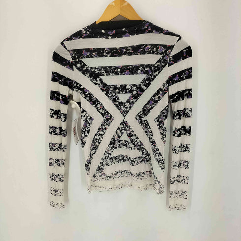 マークバイマークジェイコブス Marc by Marc Jacobs シルク混 レーヨン 総柄 L/S カットソー レディース import:XS