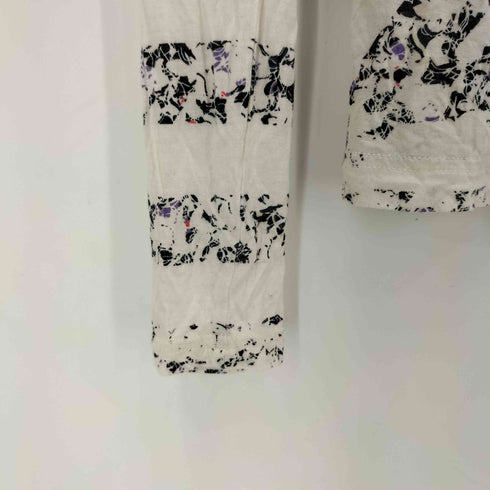 マークバイマークジェイコブス Marc by Marc Jacobs シルク混 レーヨン 総柄 L/S カットソー レディース import:XS