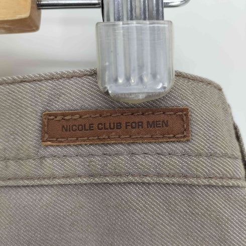 ニコルクラブフォーメン NICOLE CLUB FOR MEN ストレッチ チェーン シュー カット ブーツ デニム パンツ Dカン Y2K メンズ JPN:46