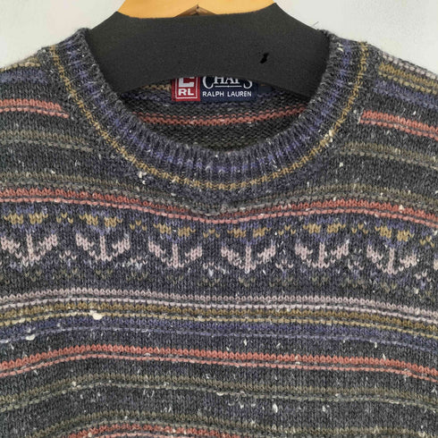 チャップスラルフローレン CHAPS RALPH LAUREN アクリル混 ネップクルーネックニット メンズ JPN:L