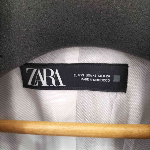 ザラ ZARA LINEN BLEND BLAZER WITH ROLLED-UP SLEEVES レディース import:XS