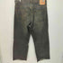 リーバイス Levis 2007年製 香港製 569 先染めブラック ルーズストレートデニム メンズ W34 L32