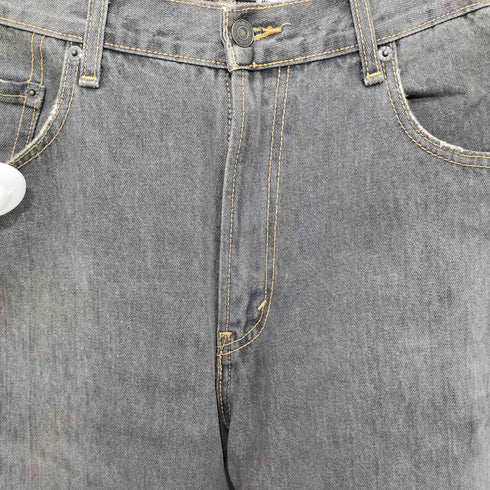 リーバイス Levis 2007年製 香港製 569 先染めブラック ルーズストレートデニム メンズ W34 L32