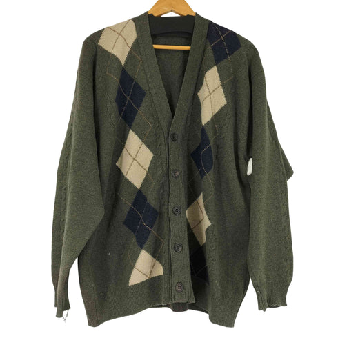 ブルックスブラザーズ BROOKS BROTHERS 80s アーガイルカーディガン メンズ M