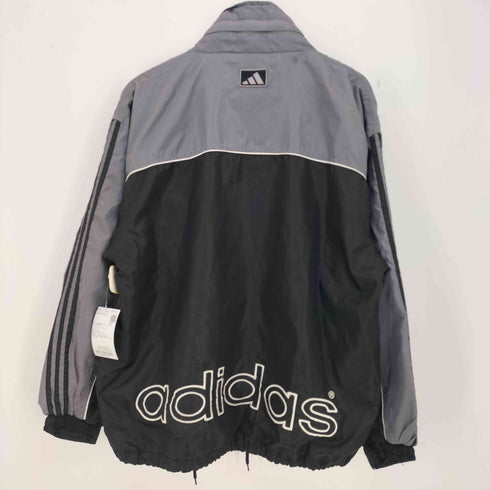 アディダス adidas 90S ロゴ刺繍 裏地メッシュ パッカブル ナイロンジャケット メンズ import:L