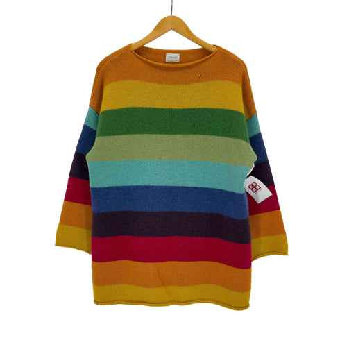 ユナイテッドカラーズオブベネトン UNITED COLORS OF BENETTON イタリア製 マルチカラーニット メンズ