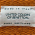 ユナイテッドカラーズオブベネトン UNITED COLORS OF BENETTON イタリア製 マルチカラーニット メンズ