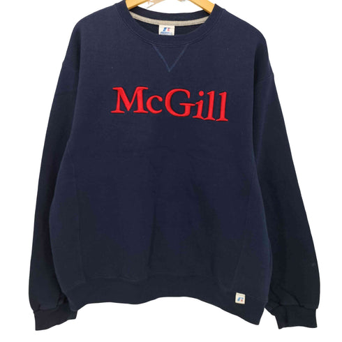 ラッセルアスレチック RUSSELL ATHLETIC 90-00S カレッジロゴ プルオーバースウェット メンズ import:M