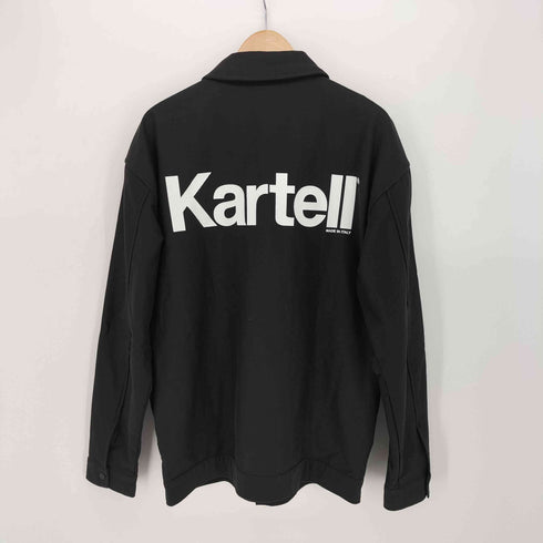 ザラ ZARA KARTELL プリント コーチジャケット メンズ import:L