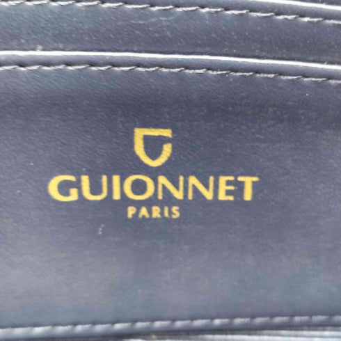 GUIONNET イントレチャート ラウンドジップ ロング ウォレット 長財布 メンズ