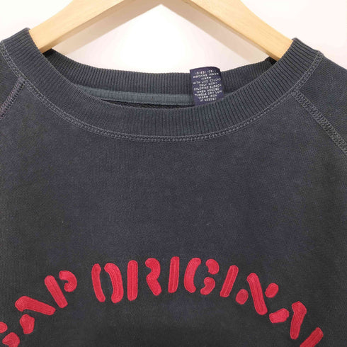 ギャップ Gap 90-00S 紺タグ OLD ラグラン プルオーバースウェット メンズ import:M