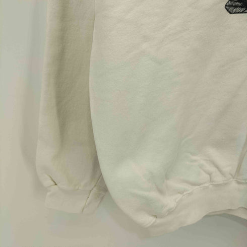 ヘインズ Hanes 90S フロントプリント プルオーバースウェット メンズ