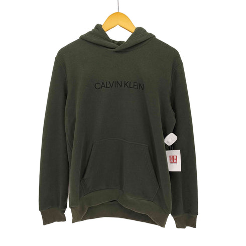 カルバンクラインジーンズ Calvin Klein Jeans ロゴ刺繍 フリース プルオーバー パーカー メンズ import:M