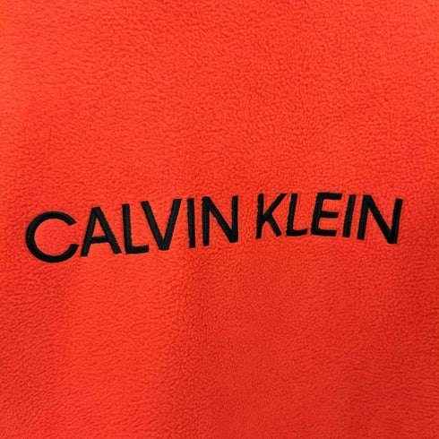 カルバンクラインジーンズ Calvin Klein Jeans ロゴ刺繍 フリース プルオーバー パーカー メンズ import:M
