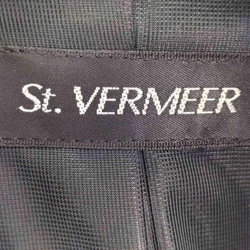St VERMEER ストライプ ライダースジャケット レディース