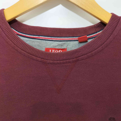 アイゾッド IZOD ワンポイント刺繍クルーネックトレーナー メンズ M