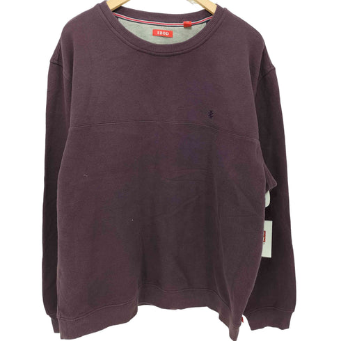 アイゾッド IZOD ワンポイント刺繍クルーネックトレーナー メンズ M