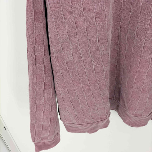 COTTONTOPS USA製 後染め ワンポイント刺繍クルーネックトレーナー メンズ L
