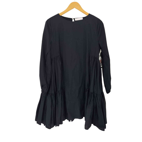 マーレット Merlette 21AW BYWARD バイワード クルーネック ティアードギャザーワンピース レディース