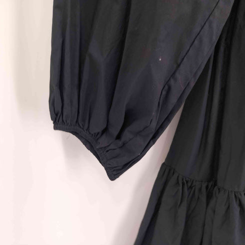 マーレット Merlette 21AW BYWARD バイワード クルーネック ティアードギャザーワンピース レディース