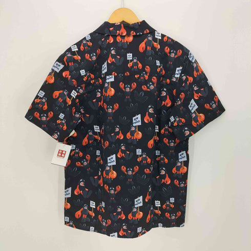 アディダスオリジナルス adidas Originals キャラクター プリント S/S オープンカラーシャツ メンズ JPN:XL