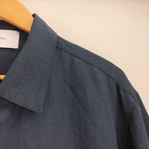 リメール remer loose synthetic linen over shirt ルーズシンセティックリネンオーバーシャツ メンズ M
