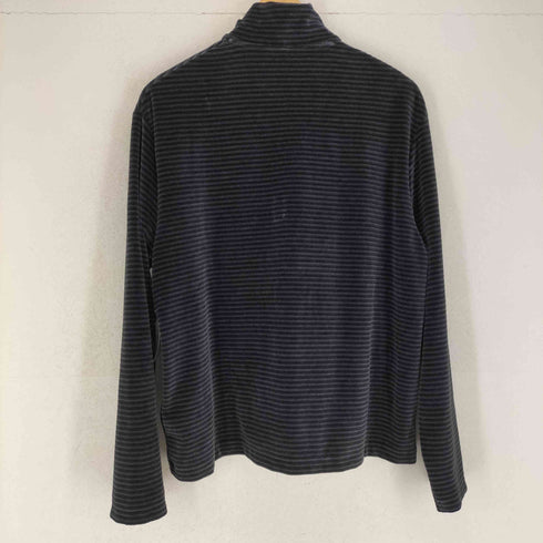 アワーレガシィー OUR LEGACY 25ss shrunken fullzip polo phantom stripe velour メンズ JPN:46