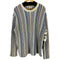 ザラ ZARA STRIPED JACQUARD SWEATER メンズ import:L