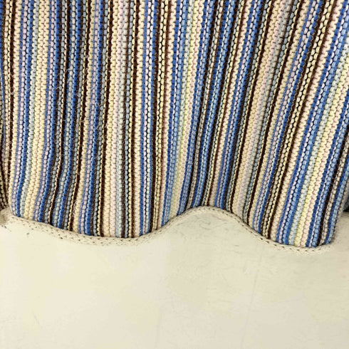 ザラ ZARA STRIPED JACQUARD SWEATER メンズ import:L