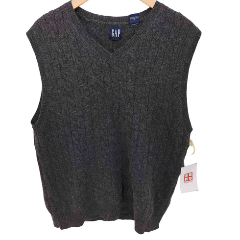 ギャップ Gap 90s 紺タグ OLDGAP Vネックベスト メンズ M