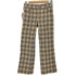 バーバリーブルーレーベル BURBERRY BLUE LABEL ノバチェック ストレートパンツ レディース JPN:36