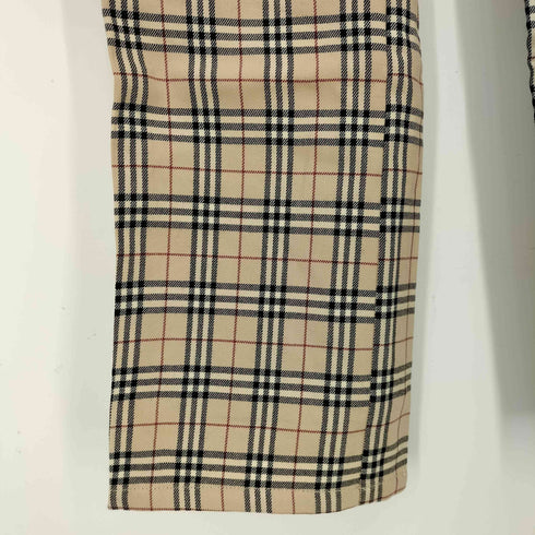 バーバリーブルーレーベル BURBERRY BLUE LABEL ノバチェック ストレートパンツ レディース JPN:36