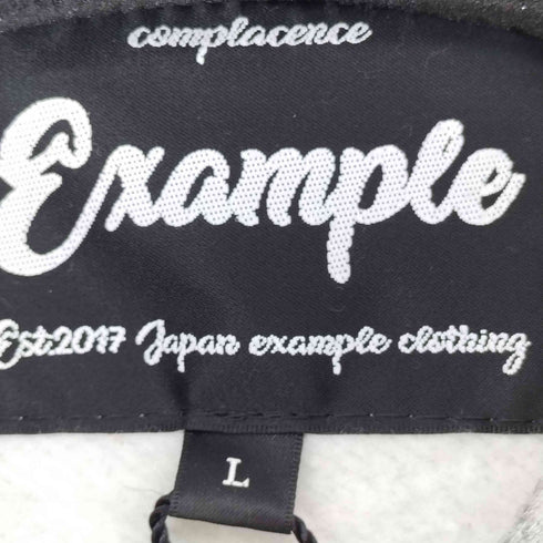 EXAMPLE プリントプルオーバーパーカー メンズ JPN:L
