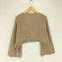 ビューティーアンドユースユナイテッドアローズ BEAUTY & YOUTH UNITED ARROWS コットンウールブレンド フレアスリーブ ショートニット プルオーバー レディース