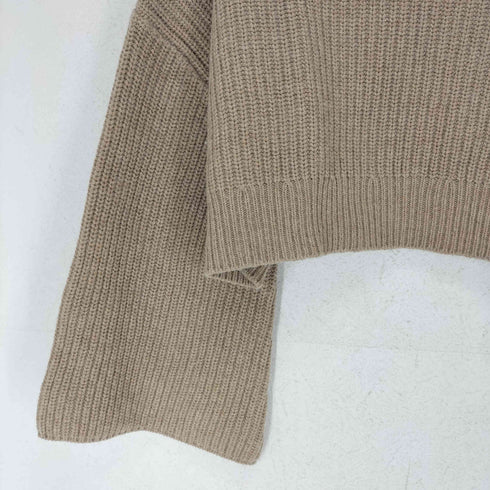 ビューティーアンドユースユナイテッドアローズ BEAUTY & YOUTH UNITED ARROWS コットンウールブレンド フレアスリーブ ショートニット プルオーバー レディース