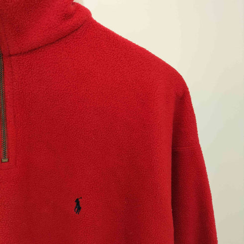 ポロバイラルフローレン Polo by RALPH LAUREN エルサルバドル製ハーフジップフリースジャケット メンズ M
