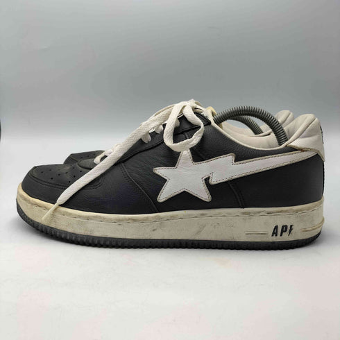 アベイシングエイプ BAPE by A BATHING APE BAPE STA レザー ローカット スニーカー メンズ JPN:28