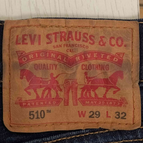 リーバイス Levis 05510-0485 ストレッチ スキニー デニムパンツ メンズ W29/L32