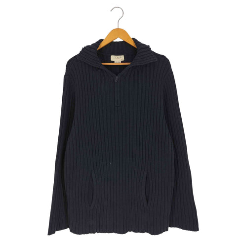 ジェイクルー J.CREW ハーフジップ コットンニット メンズ import:L