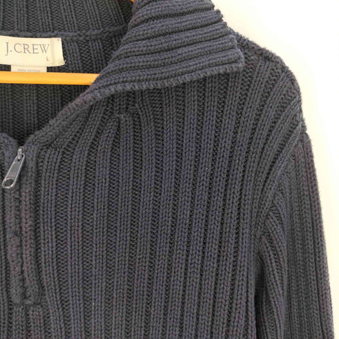 ジェイクルー J.CREW ハーフジップ コットンニット メンズ import:L