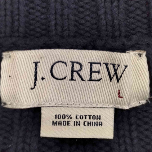 ジェイクルー J.CREW ハーフジップ コットンニット メンズ import:L