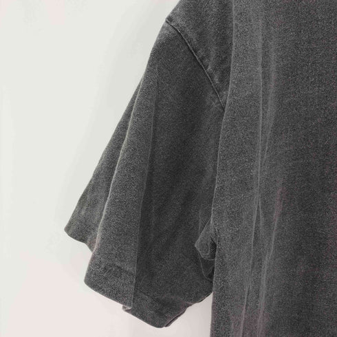 ホーボー hobo COTTON HEAVY WEIGHT JERSEY CHARCOAL DYED CREW NECK TEE ヘビーオンス 後染 クルーネックTシャツ メンズ