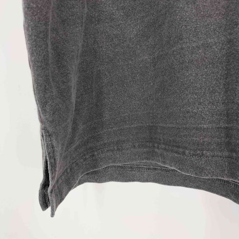 ホーボー hobo COTTON HEAVY WEIGHT JERSEY CHARCOAL DYED CREW NECK TEE ヘビーオンス 後染 クルーネックTシャツ メンズ