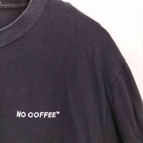 NO COFFEE ロゴ刺繍Tシャツ メンズ JPN:M