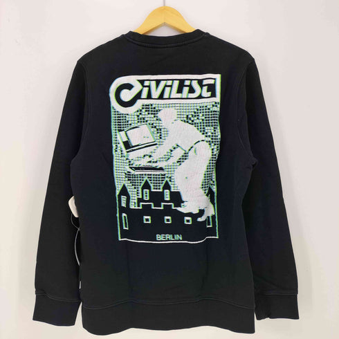 シビリスト CIVILIST Computer Castle Crewneck メンズ JPN:L
