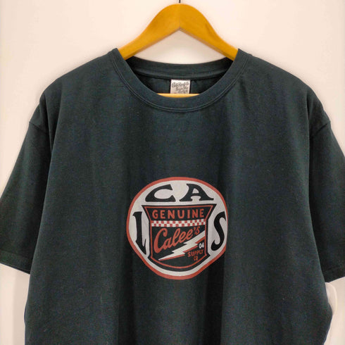 キャリー CALEE プリントクルーネックTシャツ メンズ JPN:XL