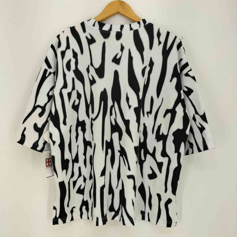 キャスパージョン CASPER JOHN バリアスビッグTシャツ サイケデリックカウ柄 メンズ FREE