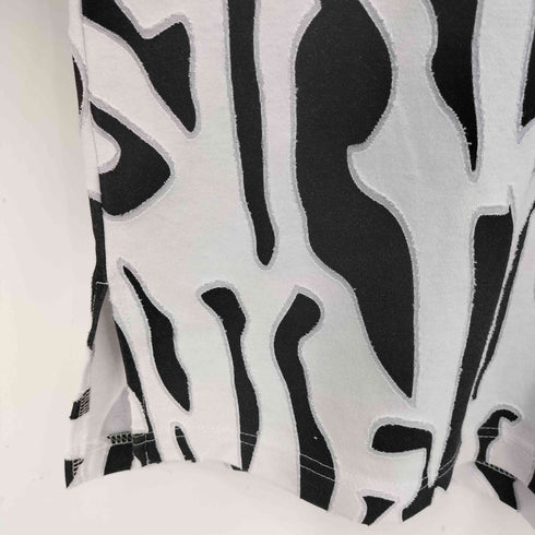 キャスパージョン CASPER JOHN バリアスビッグTシャツ サイケデリックカウ柄 メンズ FREE